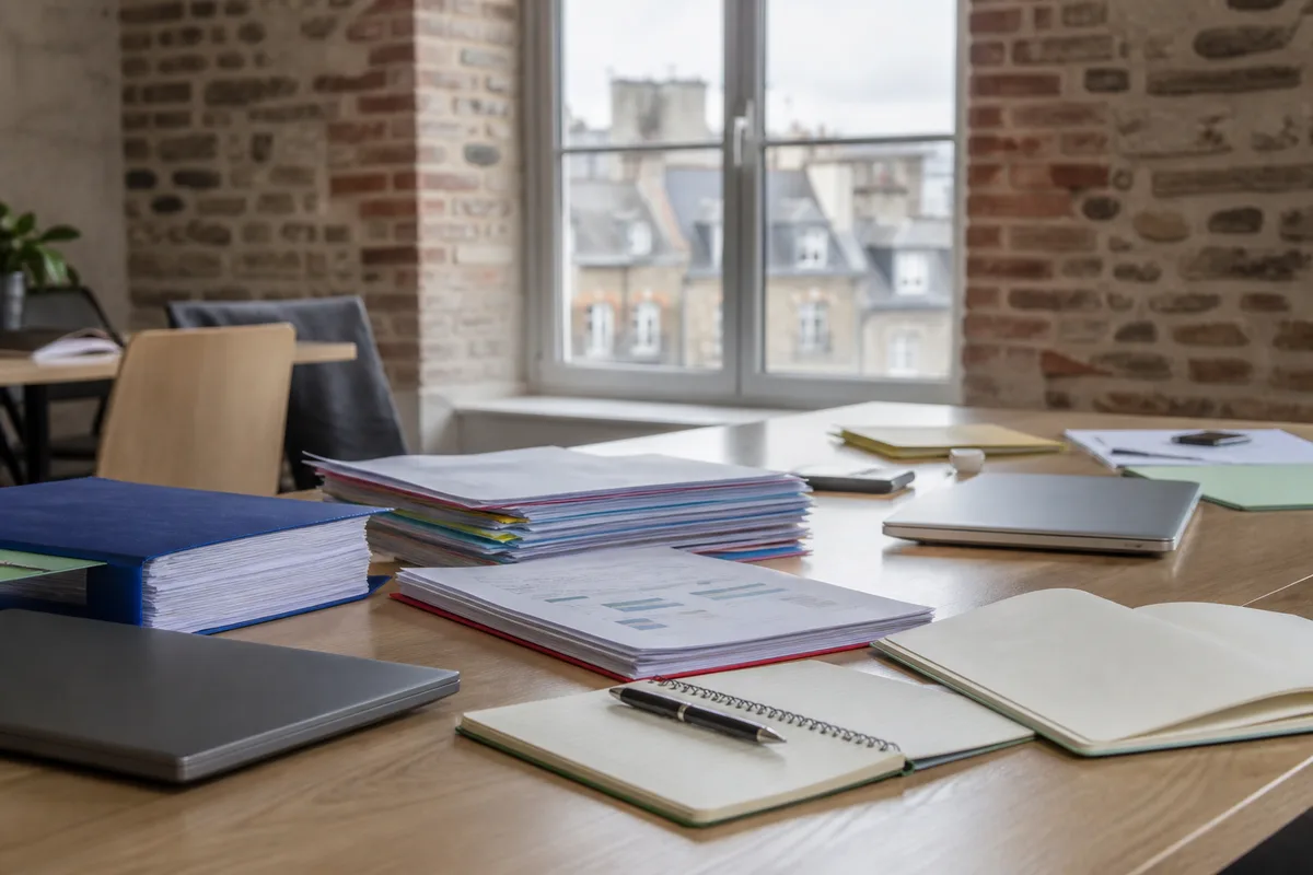 Documents administratifs et dossier de financement de formation professionnelle